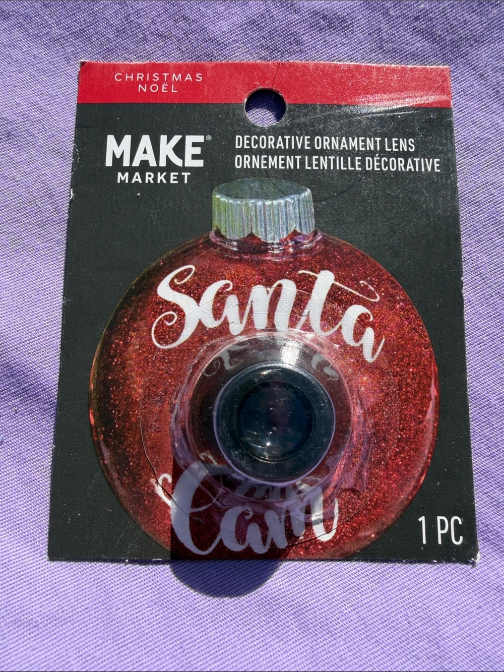 5 for $10 💜 Make it Santa Cam Ornament